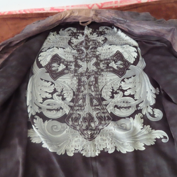 Royal Underground Leather Jacket RARE XL brown - Picture 4 of 9